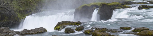 Wasserfall 1, Bildausschnitt bei Höhe 620 mm 