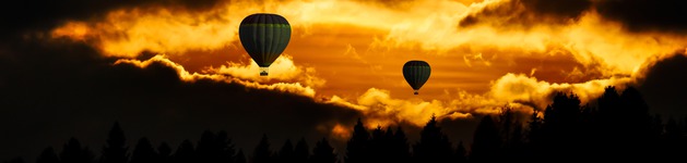 Ballon bei Nacht, Bildausschnitt bei Höhe 620 mm 