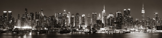 Manhattan at Night, Bildausschnitt bei Höhe 620 mm