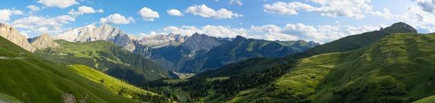 Dolomiten, Bildausschnitt bei Höhe 620 mm