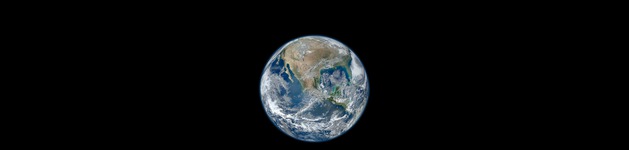 Planet Erde, Bildausschnitt bei Höhe 620 mm